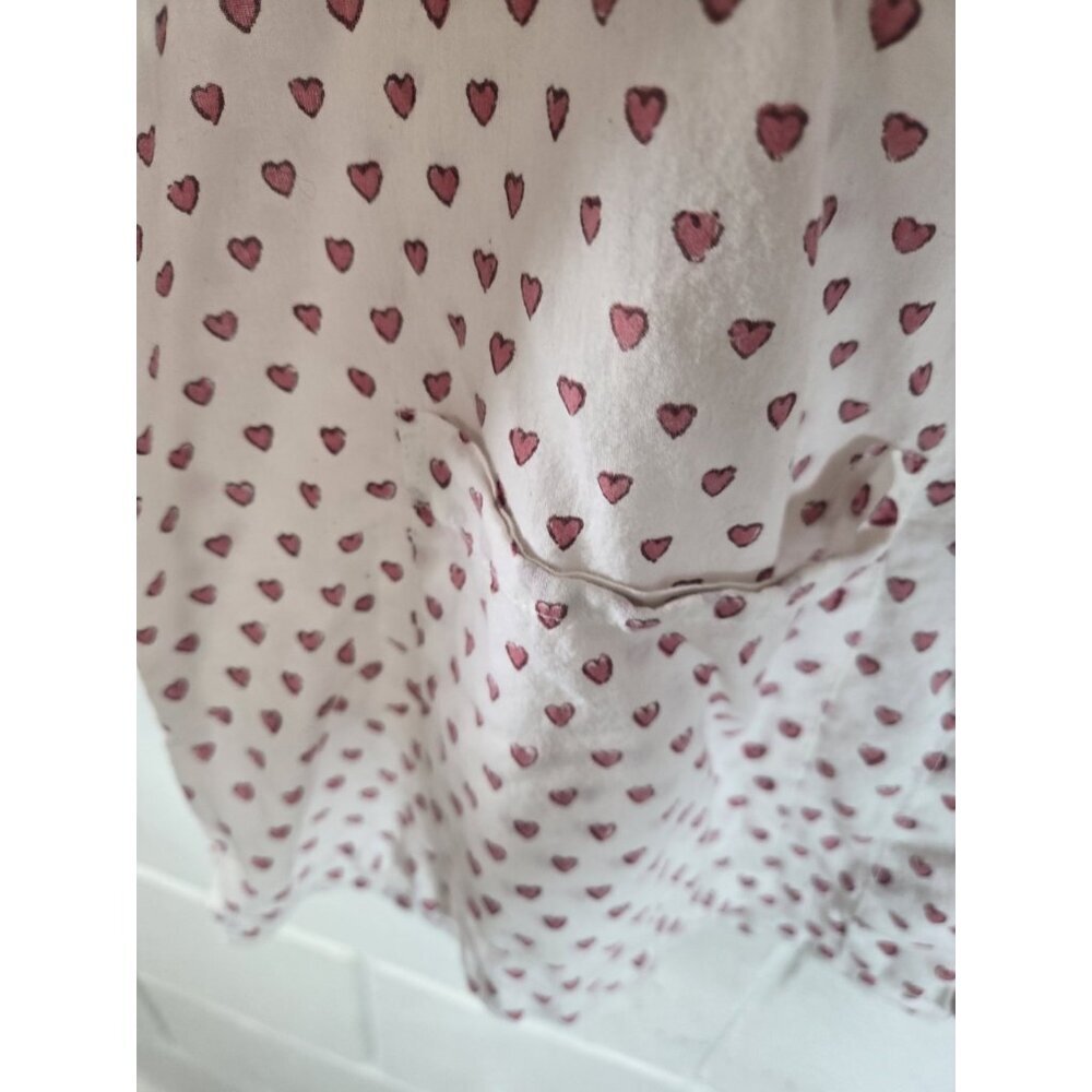 Roller Rabbit Heart Shapes Womens Pajama Top Sleep Shirt - Picture 3 of 7
